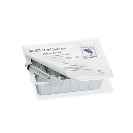 Syringe, 10 mL, Luer Lok Tip, Sterile Convenience Tray Pak 20/Tray, 12/Cs