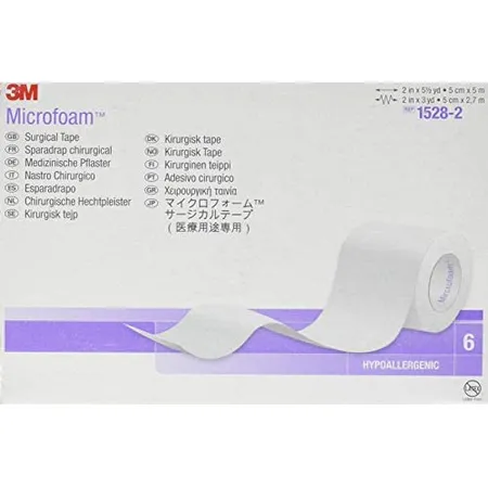 Tape Surgical Microfoam 2" x 5.5 White, 6/Box