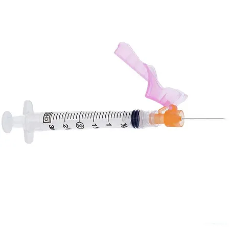 Syringe 1 mL 25G x ⅝" LL Detacheable Needle, 50/Bx