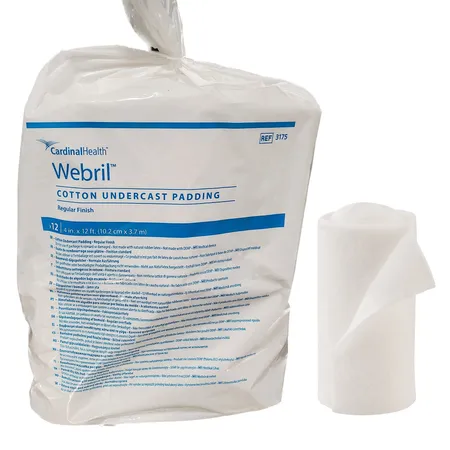 Cast Padding Cotton N/S 3" x 4 yds, 12/Bg
