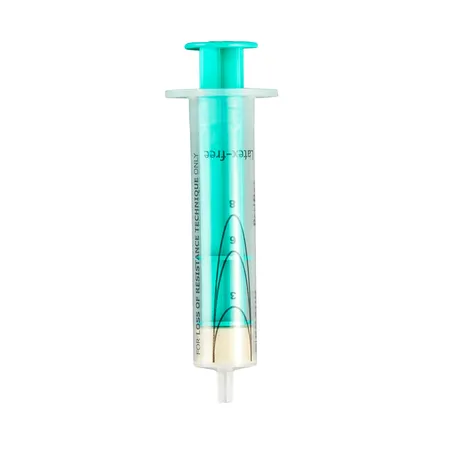 Syringe Loss-of-Resistance 8 mL Plastic Luer Slip, 50/Cs