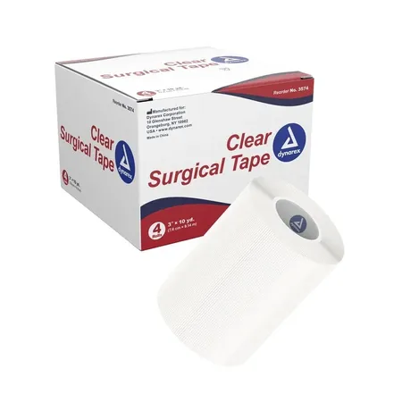Tape Surgical Transparent 10 yds, Bx