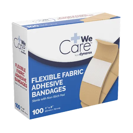 Fabric Band-Aids 1"x3", Box/100
