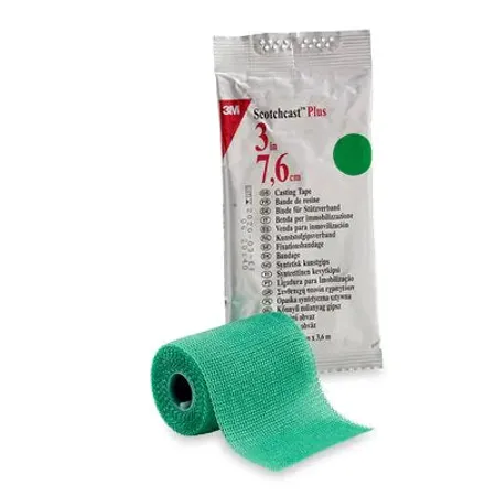 Casting Tape 3" x 4 yds Green, 10/Case