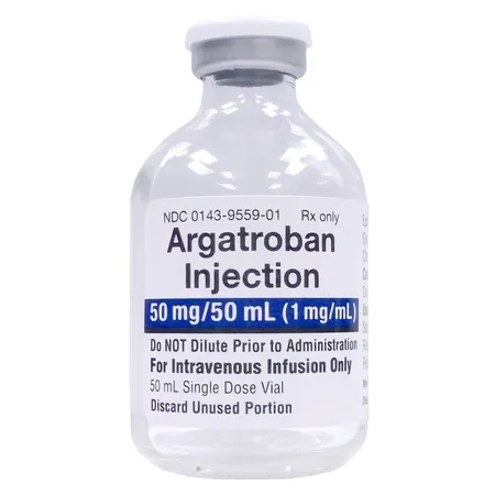 Argatroban 50 mg / mL Injection Single Dose Vial EA | Dealmed Medical ...