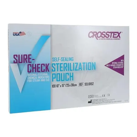 Sterilization Pouch 12" x 15" Heat Seal, 100/Bx