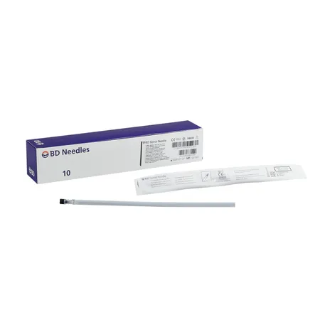 Spinal Needle Quincke 22G x 5" Black, 10/Bx