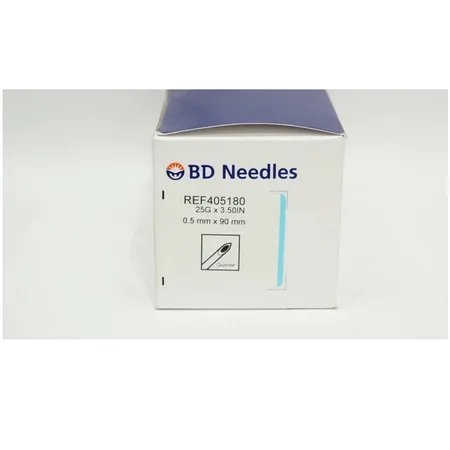 Spinal Needle Quincke 25G x 3½" Blue, 25/Bx