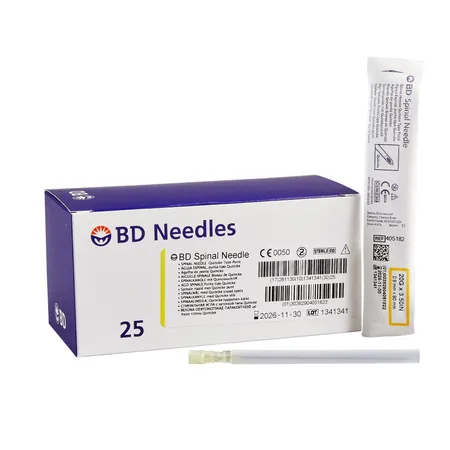 Spinal Needle Quincke 20G x 3½" Yellow, 25/Bx