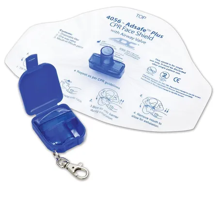 Faceshield, Adsafe Plus w/ Keychain Case - Royal Blue