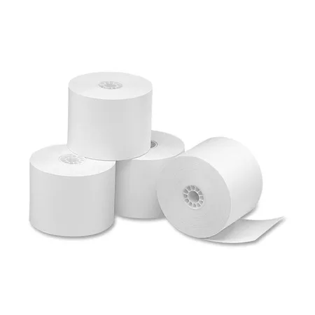 Paper, Printer Thermal, 57 mm x 100' Roll w/o Grid, 25/Cs