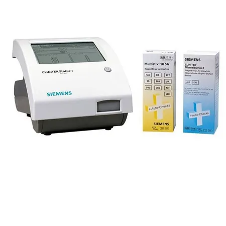 CLINITEK Urine Chemistry Starter Kit, Includes: (1) Clinitek Status+ Analyzer (#1780), (5) Multistix 10 SG Reagent Strips (#2161), (1) Chek-Stix® UA Diptube Liquid QC (#11561694), 60 Month Warranty