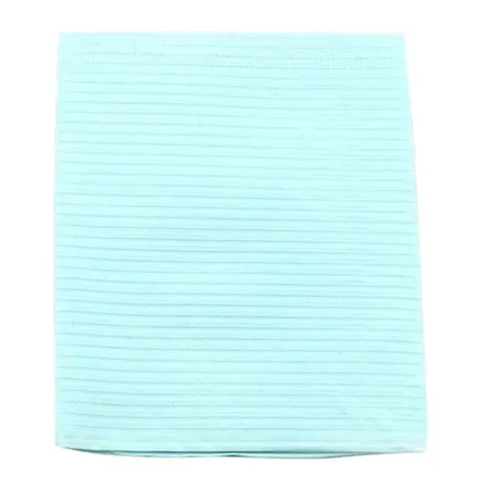 Towel Professional 19" x 13" Paper/Poly 3-Ply Blue, 500/Cs