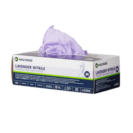 Glove Exam Nitrile N/S Lavender Medium, 250/Box