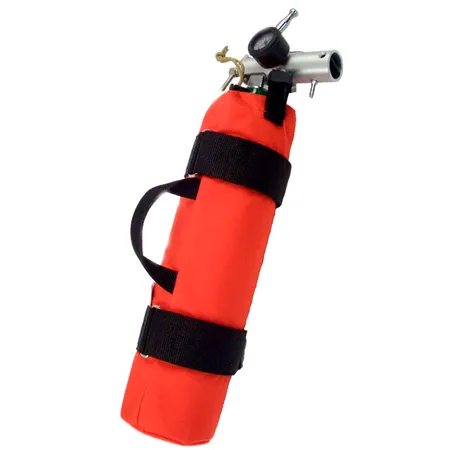 R & B Oxygen Cylinder D Sleeve, Orange