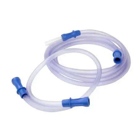 Suction Tubing w/Straw Connector - 1/4" x 10' 50/Cs