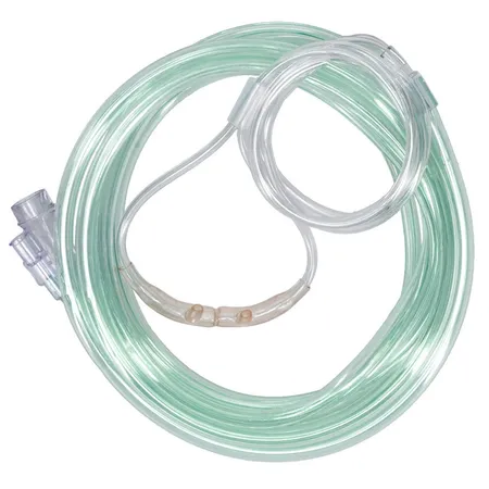 Sampling/Delivery Nasal Cannula Divided Adult Male Luer 13' O2 & 13' CO2, 25/Cs