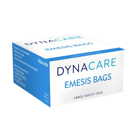 Emesis Bag Blue, 5/Bx