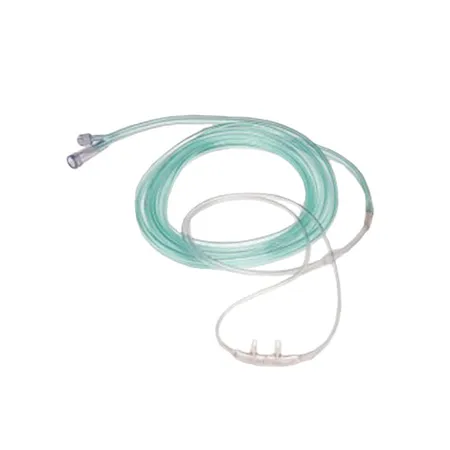Sampling/Delivery Nasal Cannula Divided Adult Male Luer 13' O2 & 13' CO2, 25/Cs