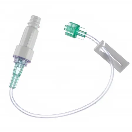 IV Extension Set, Small Bore, T-Port, LS, 4", Ea