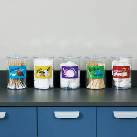 Clinton Industries Animal Pals Plastic Sundry Jars