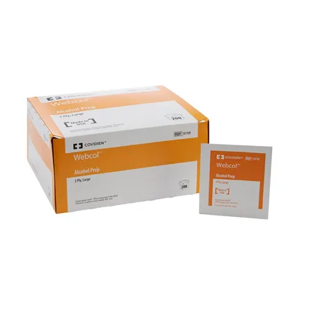 Alcohol Prep Pad Medium 2-Ply, 200/Bx
