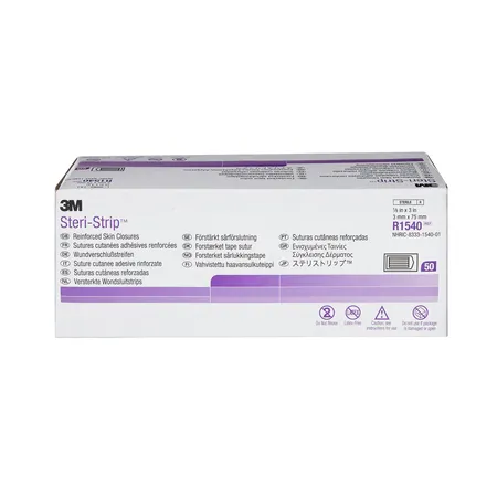 Skin Closure Steri-Strip Reinforced 1/8" x 3" 5/Envelope, 50/Bx