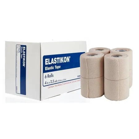 Elastic Tape Elastikon 4" x 2½ yds, 6/Bx