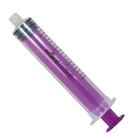 Syringe, Monoject Oral/Enteral, Purple, Sterile, 3ml, 4bx/Cs