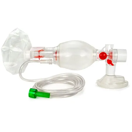Resuscitator with Bag Reservoir Adult Disposable, Ea