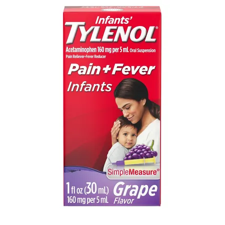 Tylenol Infants Suspension Grape 1 oz, Ea