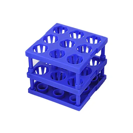 Unico Tube Cube Tube Rack, 9 Place