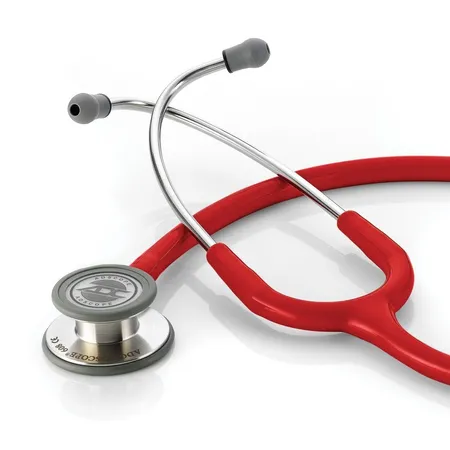 Adscope 608, Convertible Clinician Stethoscope, Red, Ea