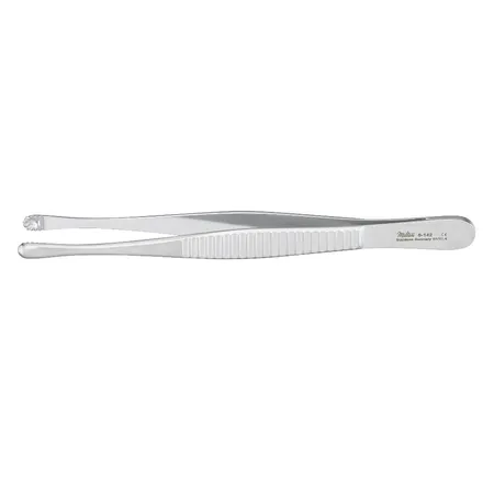 Russian Tissue Forceps 5-7/8, Serrated Handles Ea