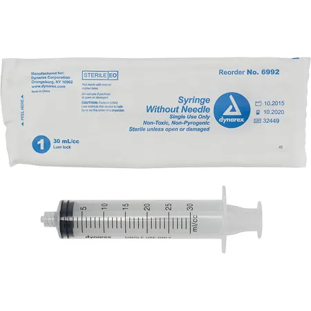 Syringe 30 mL LL, 50/Bx