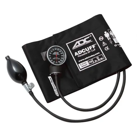 Pocket Aneroid Large Adult Black, Ea
