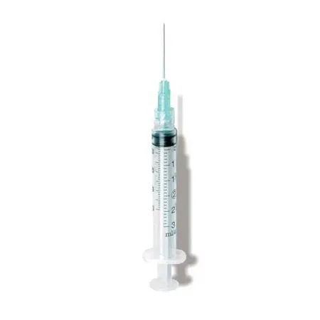 Syringe & Needle, Luer Lock, 3cc, Low Dead Space Plunger, 22G x 1½", 100/bx