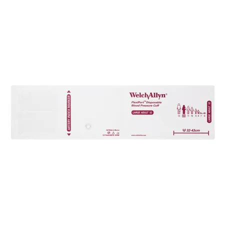 Welch Allyn FlexiPort Disposable BP Cuff Only, Pk/20