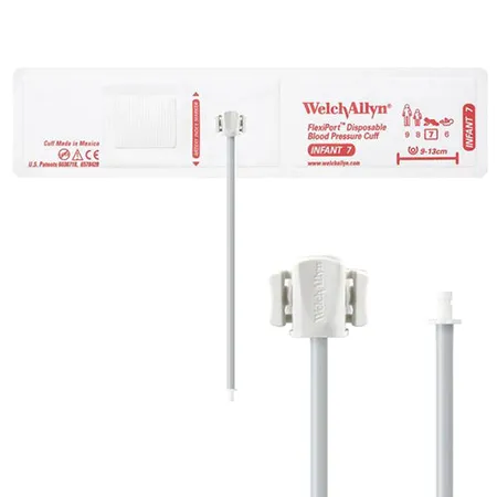FlexiPort Disposable BP Cuffs w/ 1 Tube & Connector, Pack/20