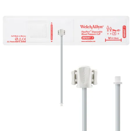 FlexiPort Disposable BP Cuffs w/ 1 Tube & Connector, Pack/20