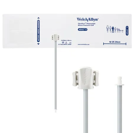 FlexiPort Disposable BP Cuffs w/ 1 Tube & Connector, Pack/20