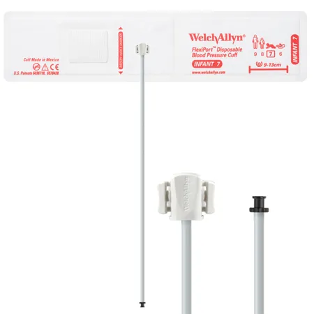 FlexiPort Disposable BP Cuffs w/ 1 Tube & Connector, Pack/20