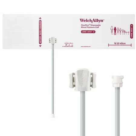FlexiPort Disposable BP Cuffs w/ 1 Tube & Connector, Pack/20