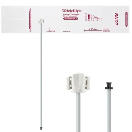 FlexiPort Disposable BP Cuffs w/ 1 Tube & Connector, Pack/20