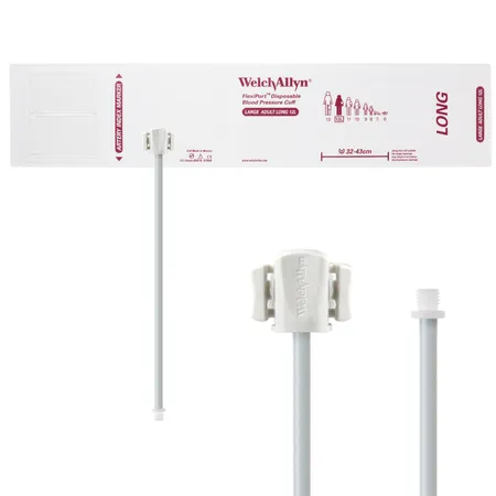 FlexiPort Disposable BP Cuffs w/ 1 Tube & Connector, Pack/20