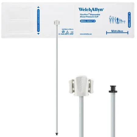FlexiPort Disposable BP Cuffs w/ 1 Tube & Connector, Pack/20