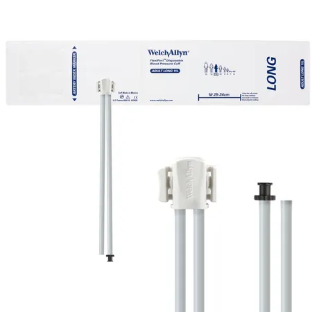 FlexiPort Disposable BP Cuffs w 2 Tubes & Connector, Pack/20