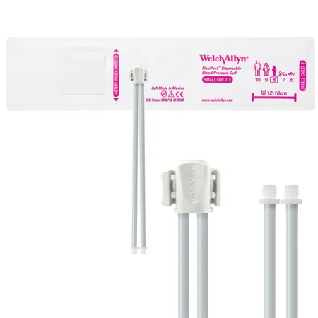FlexiPort Disposable BP Cuffs w 2 Tubes & Connector, Pack/20