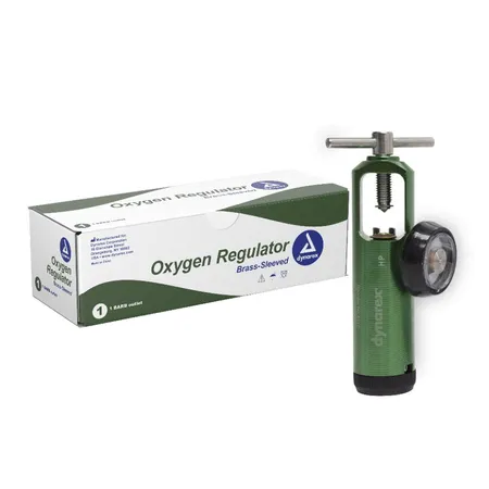 Oxygen Regulator CGA870 0-15 LPM Barb Outlet, Ea