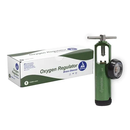 Oxygen Regulator CGA870 0-25 LPM Barb Outlet, Ea